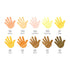 10pcs World Colours Connector Marker Pens